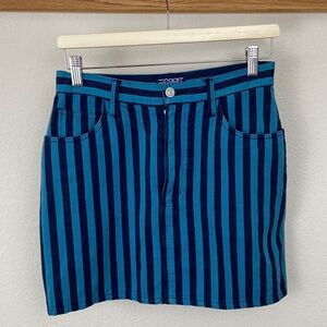 Vintage ESPRIT Sport Striped Mini Skirt